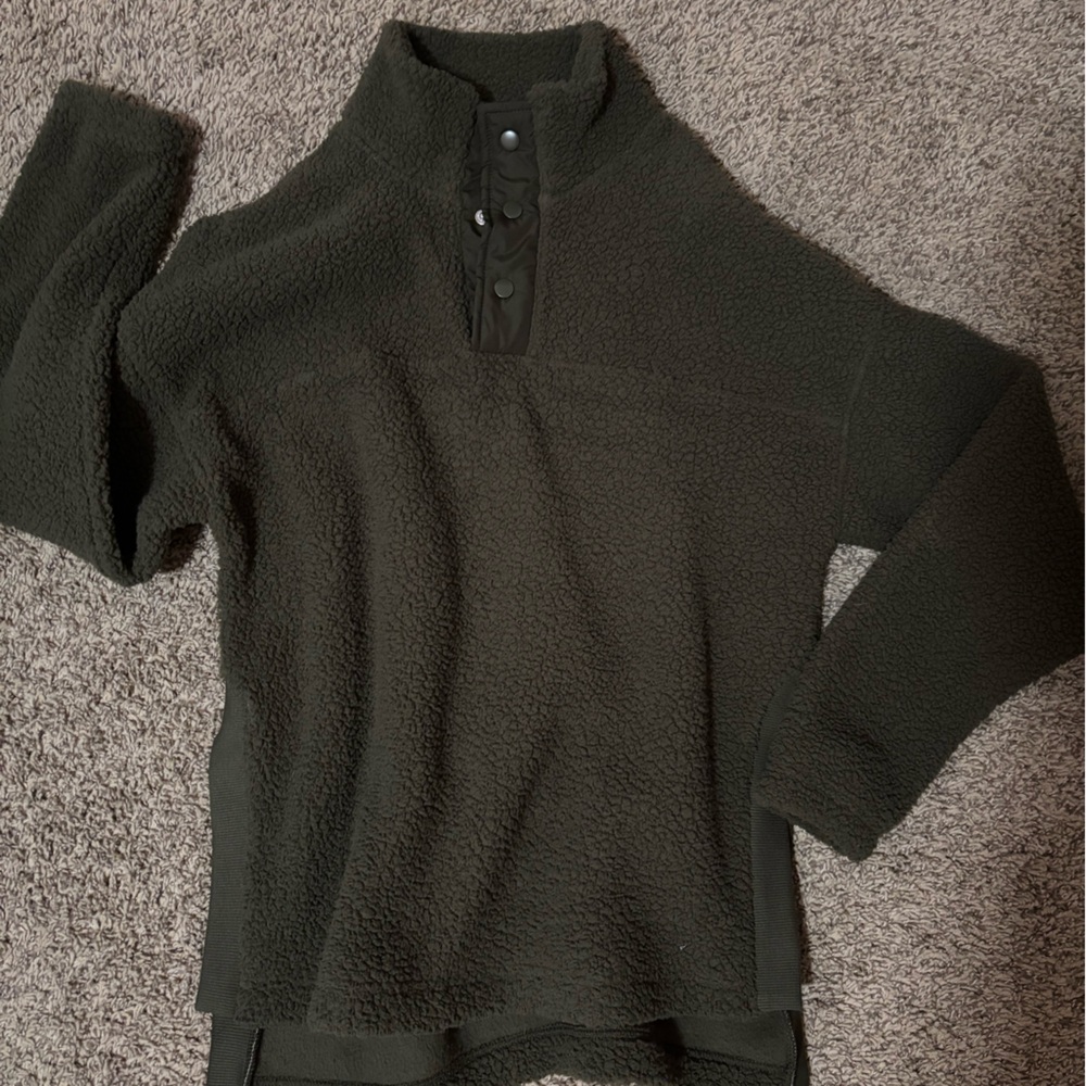 Olive Fleece Jacket
